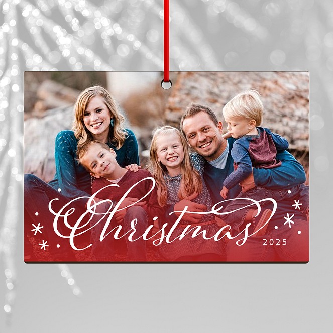 Curly Christmas Custom Ornaments