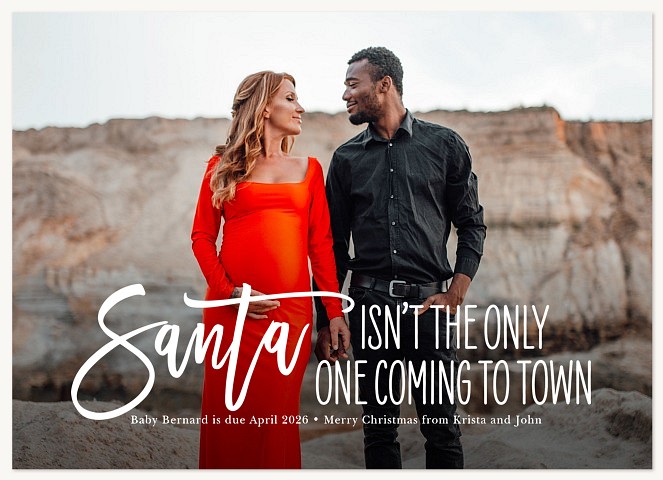 Not the Only One Personalized Holiday Cards