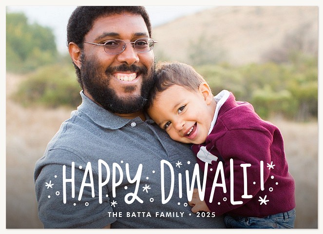 Dazzling Diwali Diwali Holiday Cards