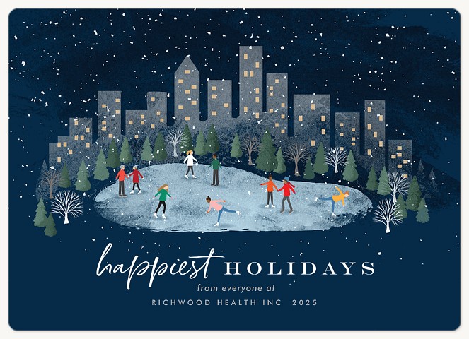 City Skate Holiday & Christmas Magnet Cards