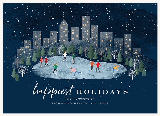 City Skate Business Holiday Cards