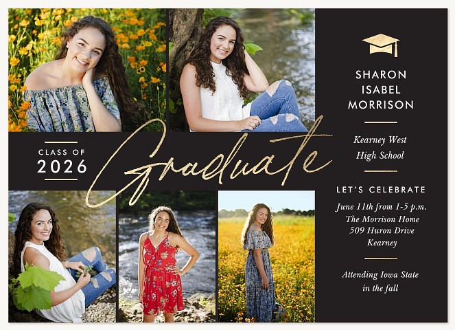 Graduate Glimmer Graduation Cards