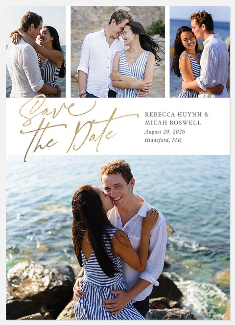 Scripted Collection Save the Date Photo Cards