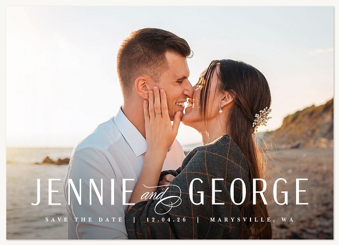 On The Horizon Save the Date Cards