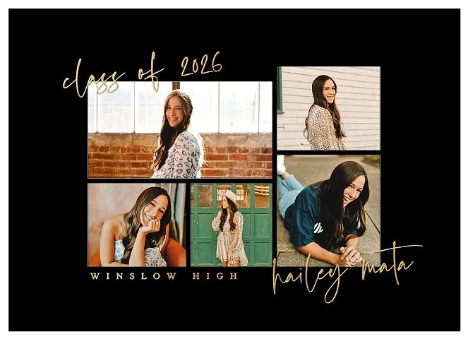 Signed Chalkboard Graduation Cards
