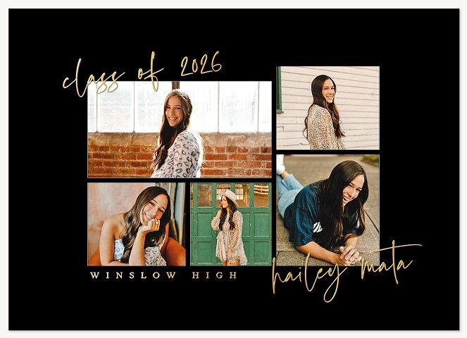 Signed Chalkboard Graduation Cards