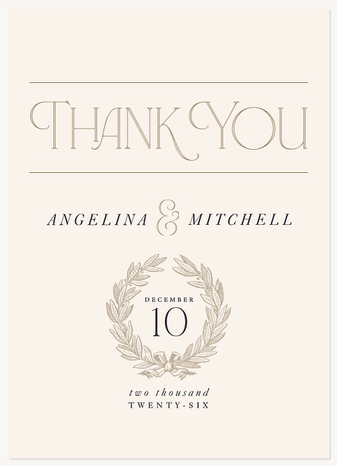 Eternal Thank You Cards 