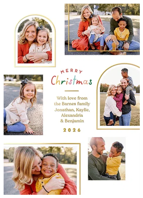 Bright Traditions Personalized Holiday Cards