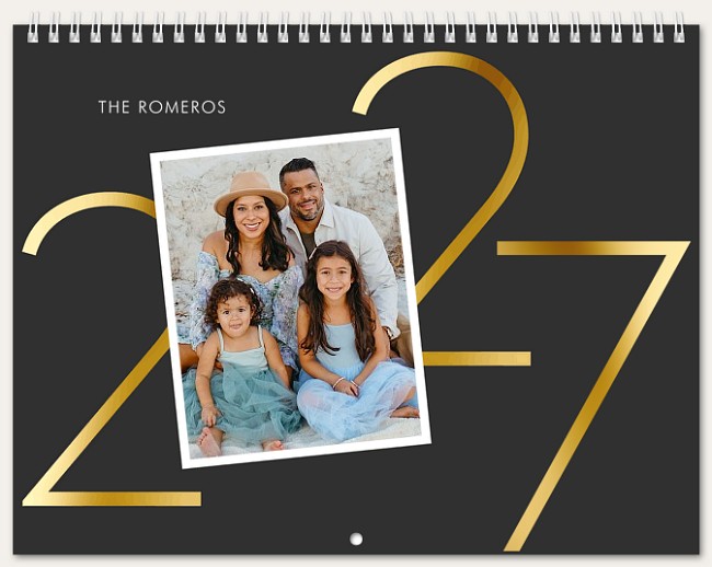 Golden Year Calendar Personalized Photo Calendars