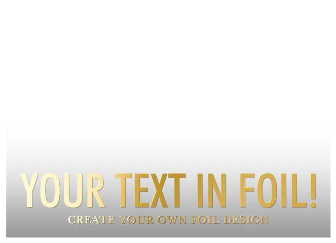 Create Your Own Foil Design Custom Cards