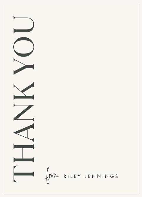 Contemporary Charm Thank You Cards 