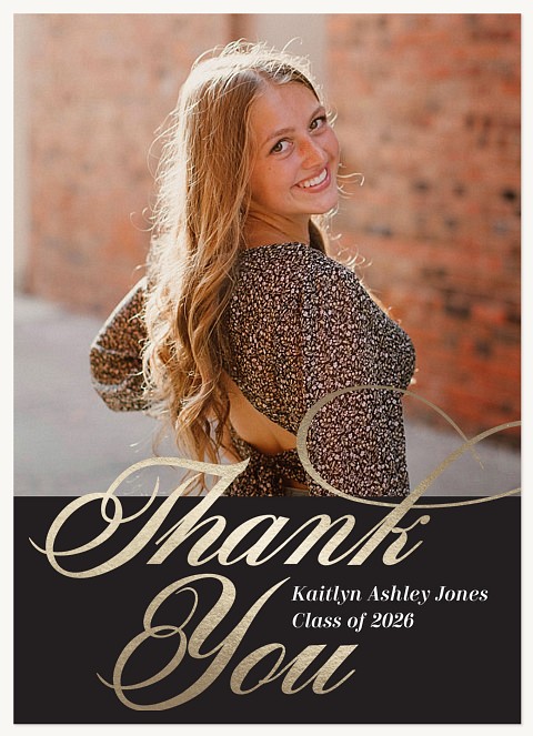 Liquid Gold Thank You Cards 