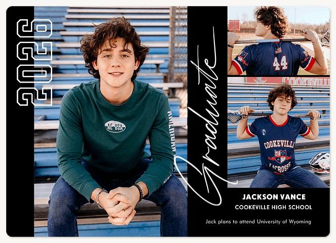 Outline & Script Graduation Cards