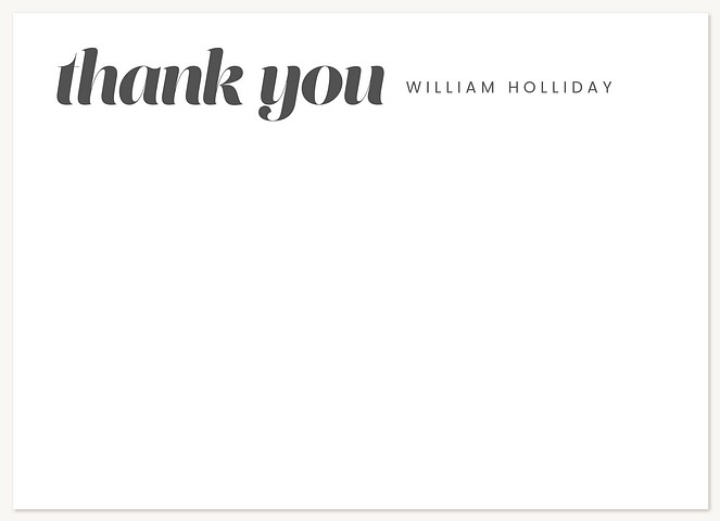 True Thanks Thank You Cards 