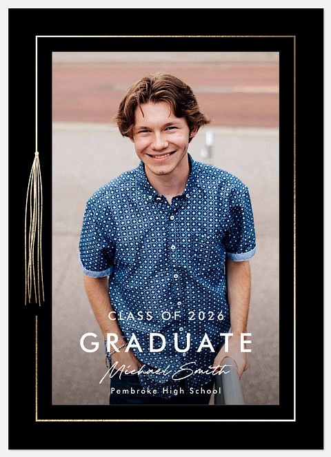 Elegant Tassel Graduation Cards