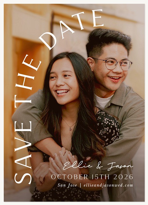 Modern Filter Save the Date Cards