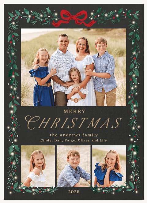 Family Festivities Personalized Holiday Cards
