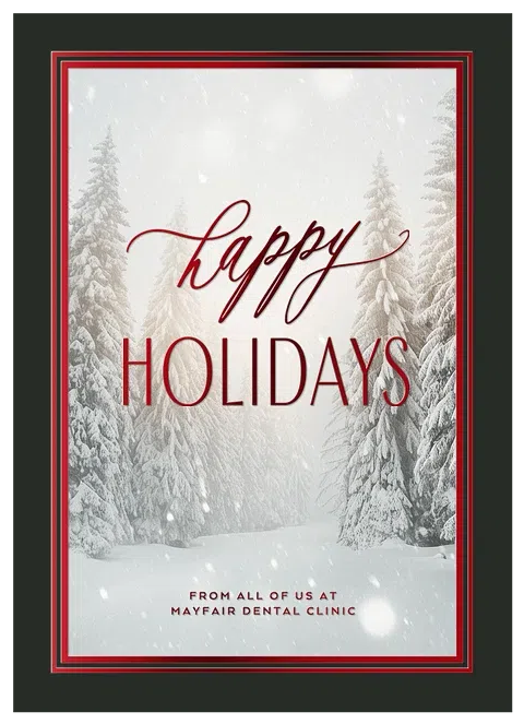 Eloquent Frame Business Holiday Cards