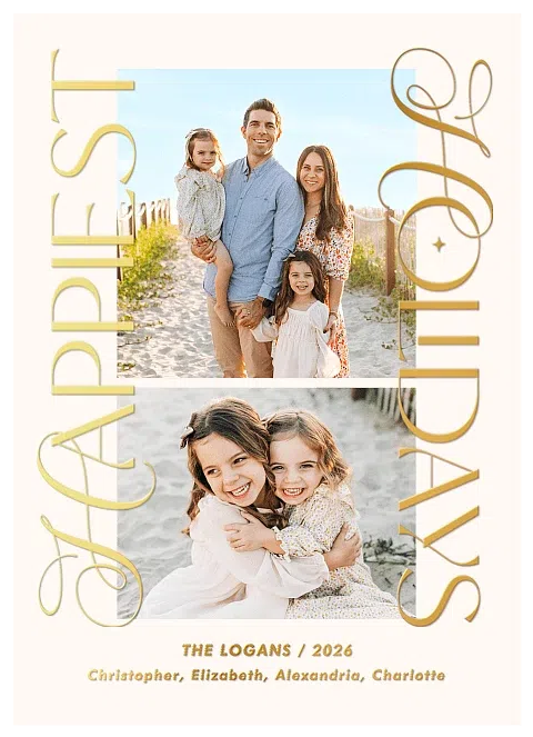 Holiday Treasure Personalized Holiday Cards