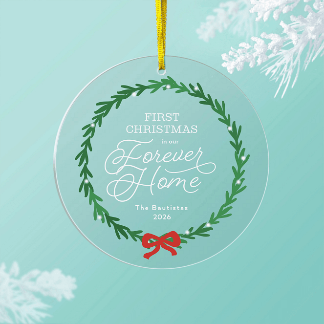 Our Forever Home Personalized Ornaments