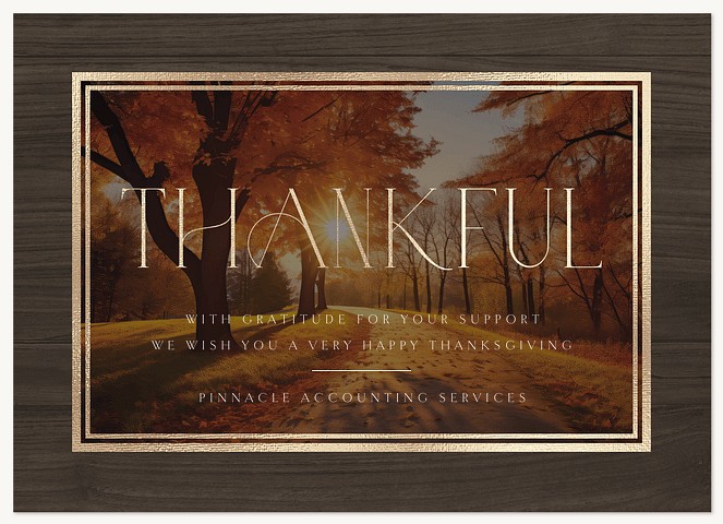 Autumn Radiance Thanksgiving Cards