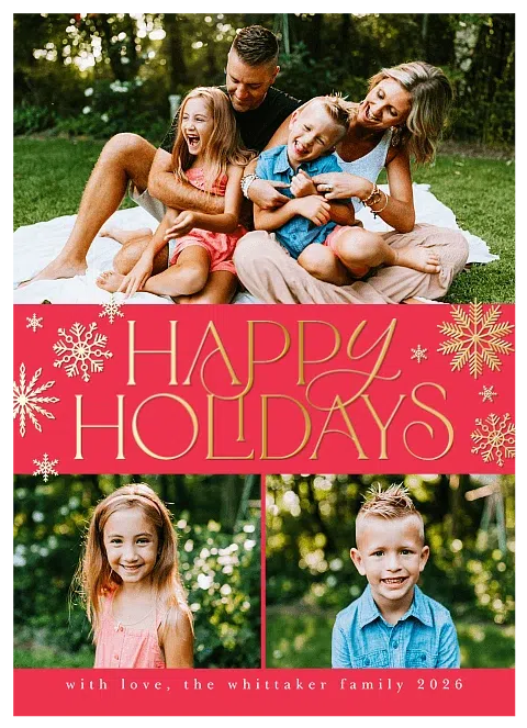 Bright Spirits Personalized Holiday Cards