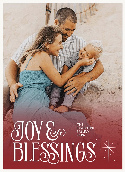 Joyful Whimsy Photo Holiday Cards