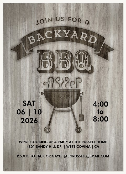 Meat & Greet Party Invitations