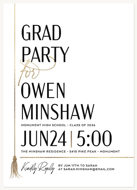 Bold Festivity Graduation Cards