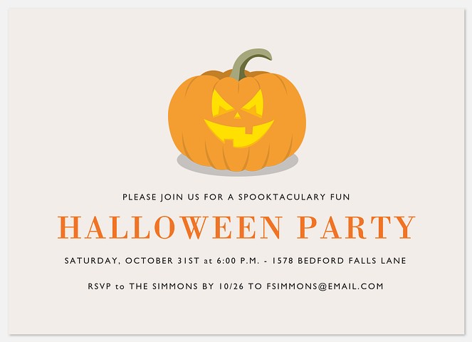 Spook Party Halloween Photo Cards