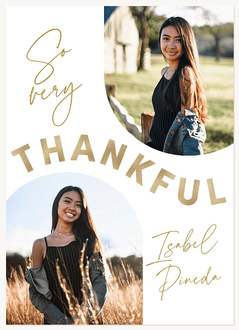 Swirling Arches Thank You Cards 