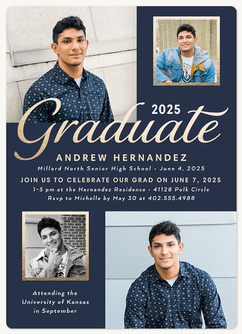 Gilded Gallery Graduation Cards