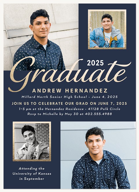Gilded Gallery Graduation Cards