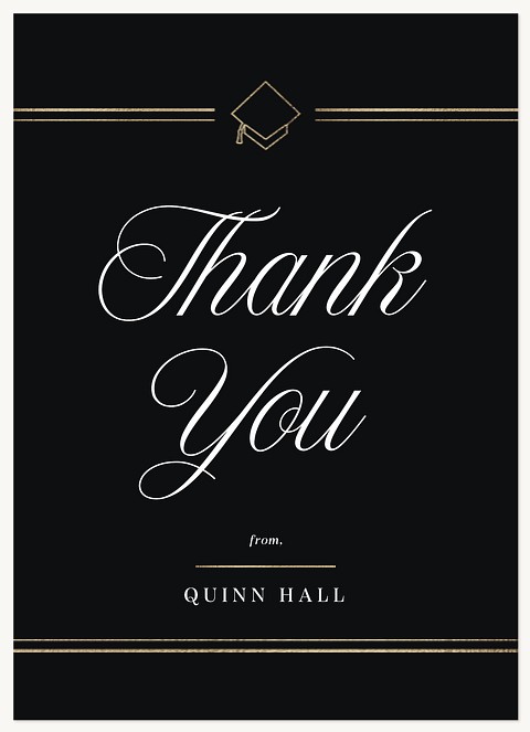 Type Cap Thanks Thank You Cards 