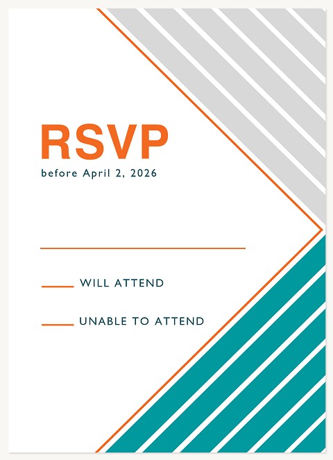 Points Ahead Bar Mitzvah RSVP Cards