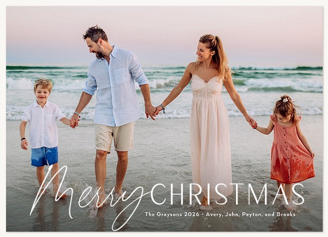 Merry Match Personalized Holiday Cards