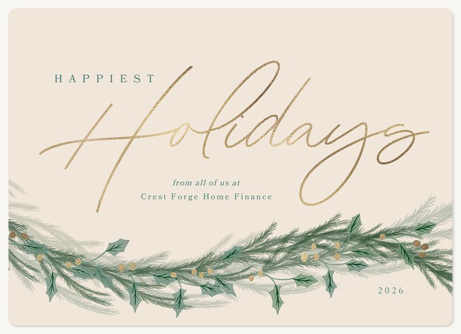 Festive Sprigs Holiday & Christmas Magnet Cards