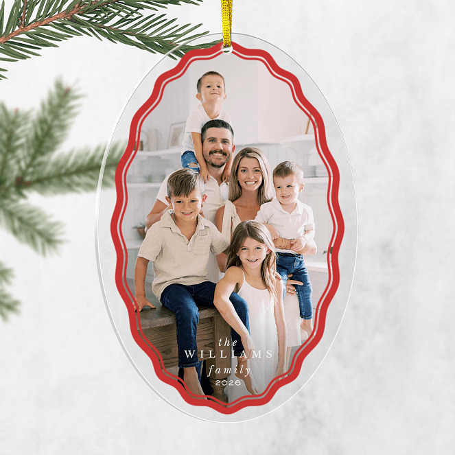 Ric Rac Personalized Ornaments