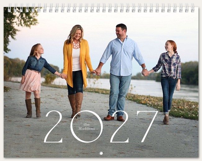 Jumbo Year Calendar Personalized Photo Calendars