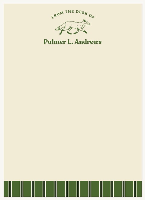 Woodland Fox Stationery
