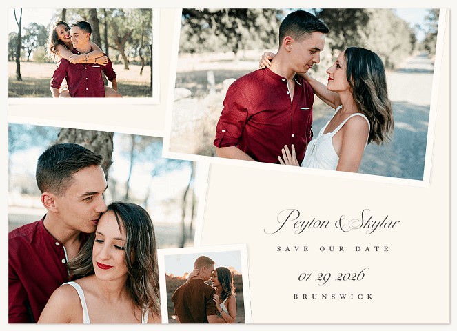 Elegant Album  Save the Date Cards