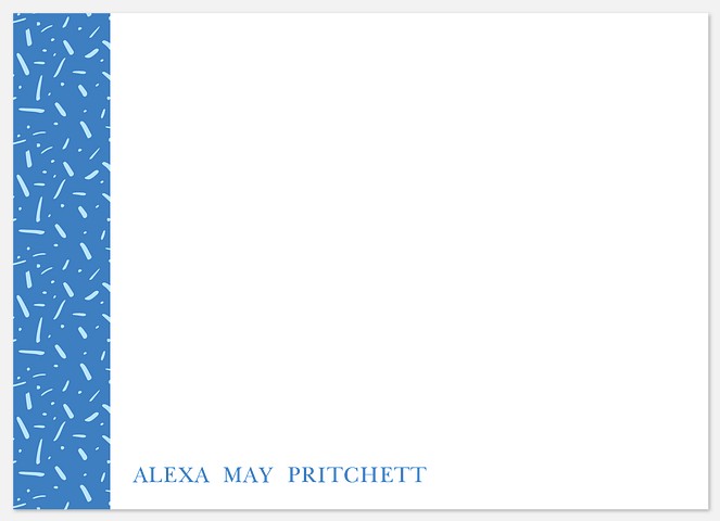 Confetti Stripe Thank You Cards 