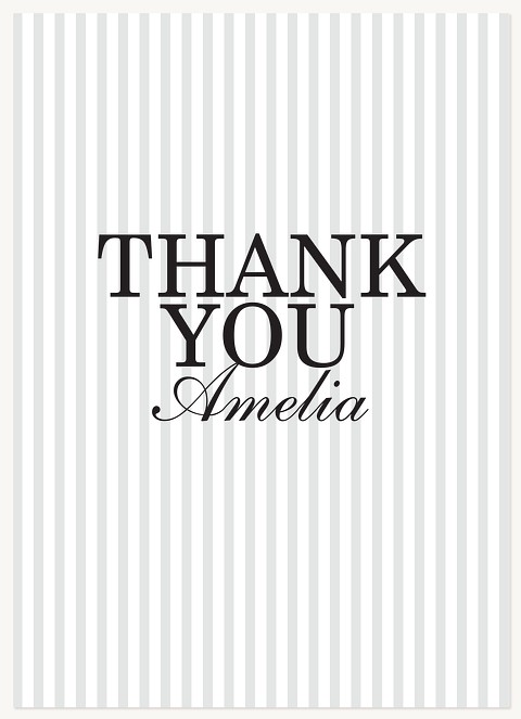 Statement Thank You Thank You Cards 