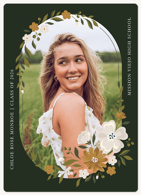 Lush Florals Graduation Cards
