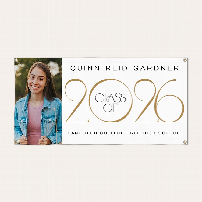 Deco Year Graduation Banner Custom Banners