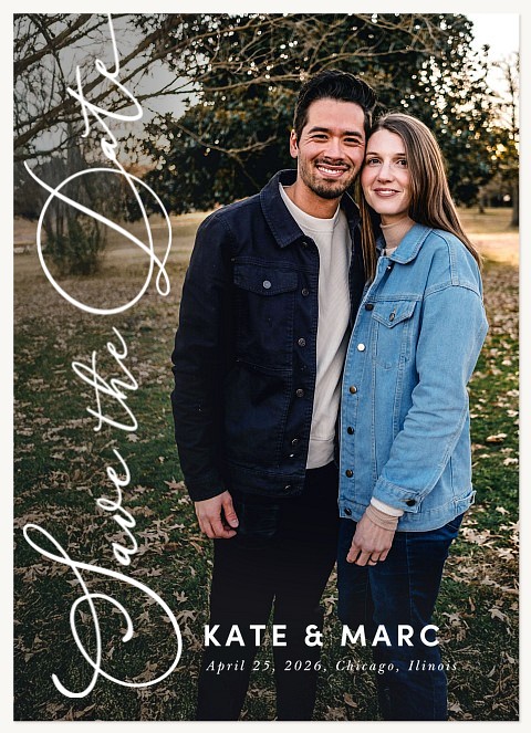 Side Charm Save the Date Cards