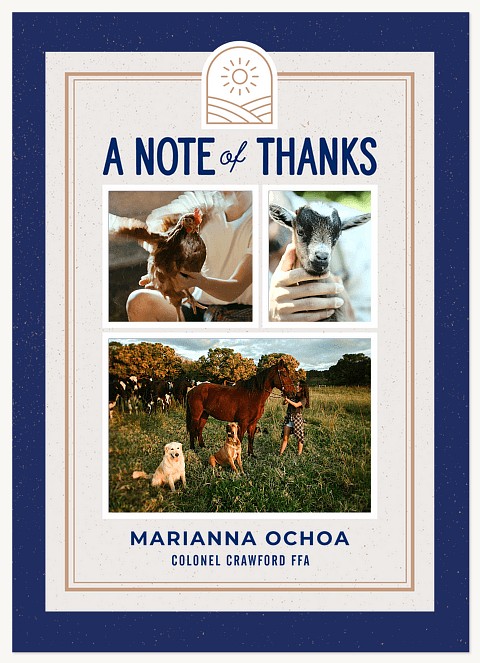 Speckled Gratitude Thank You Cards 