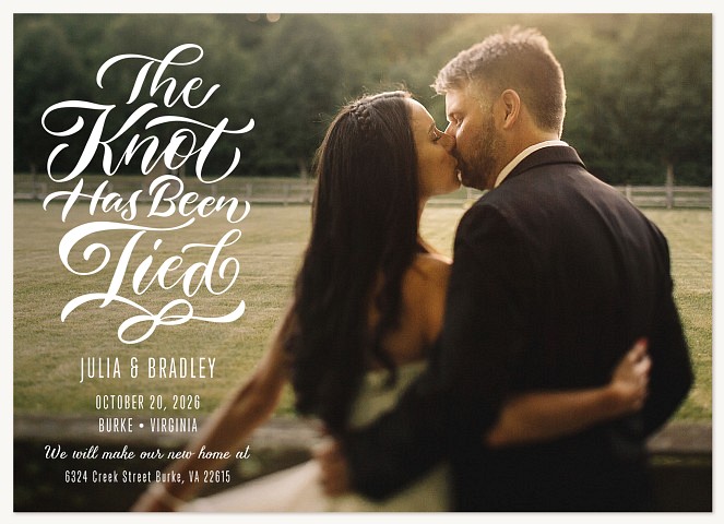 The Knot Wedding Announcements