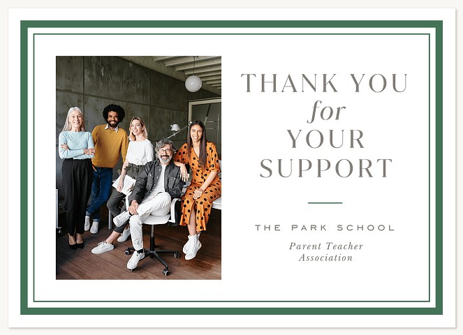 Classic Appreciation Thank You Cards 