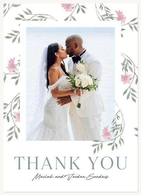 Floral Love Thank You Cards 